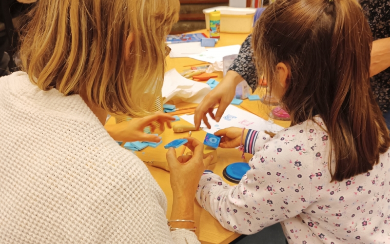 Atelier gravure sur gommes