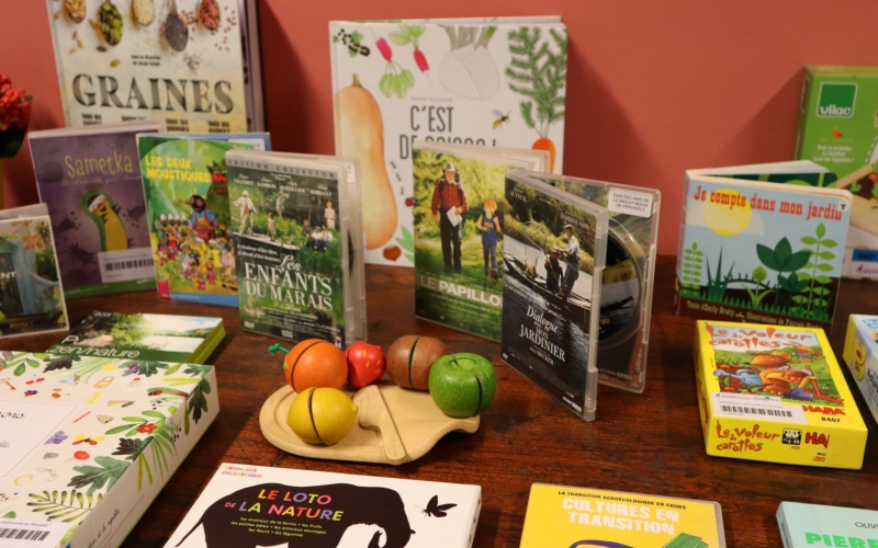 Livres, CD, DVD et jeux relatifs aux jardins potagers