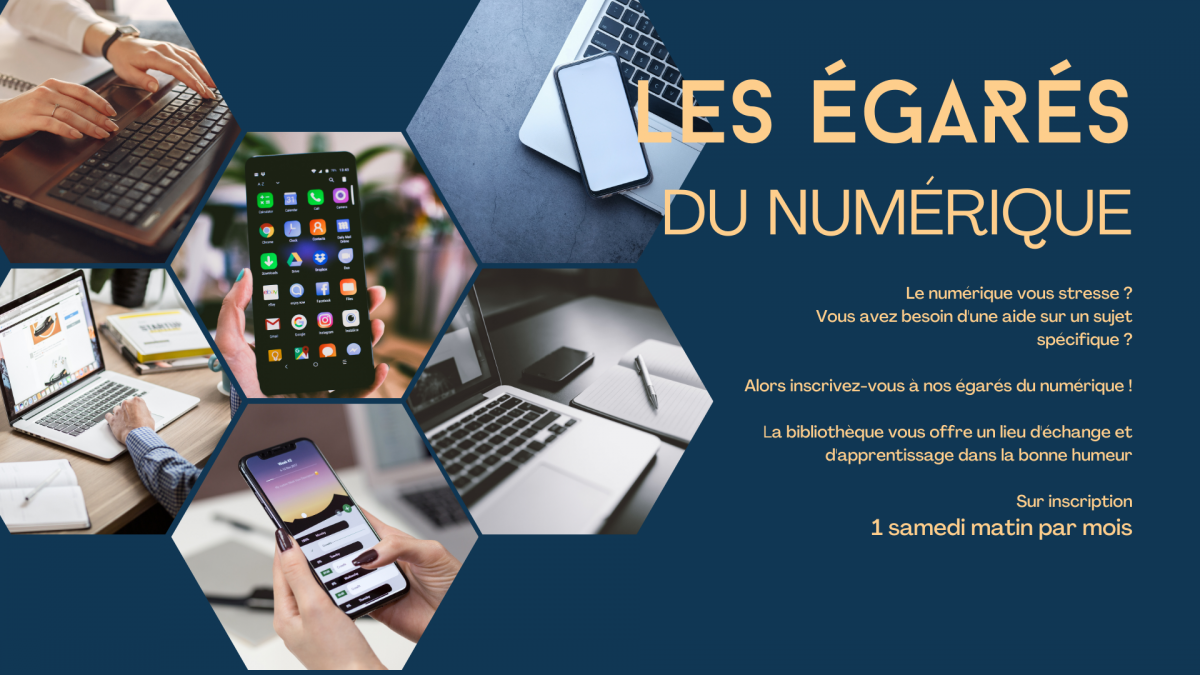 Les égarés du numériques - Cours d'informatique à la bibliothèque de Quiévrain