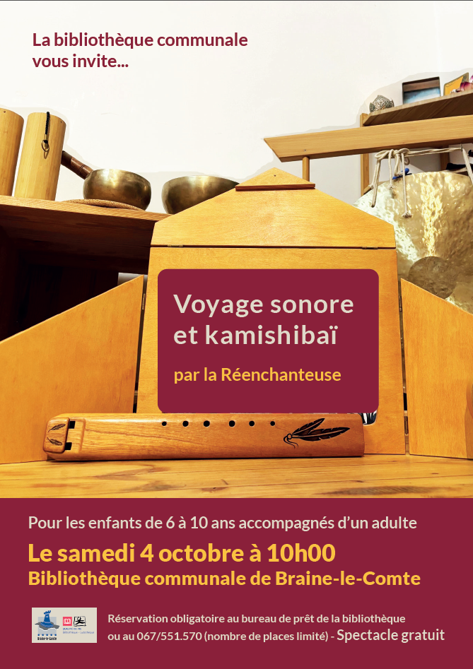 Affiche "Voyage sonore et Kamishiba"
