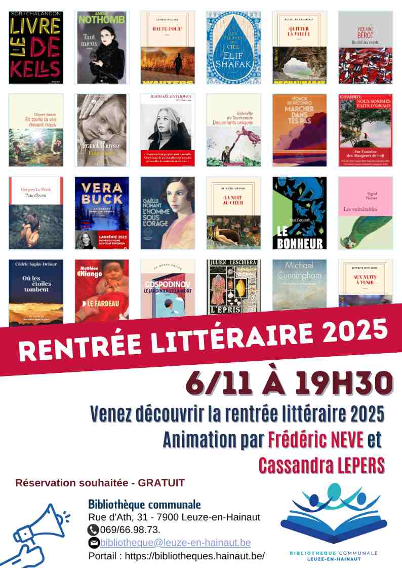 Rentrée littéraire 2025