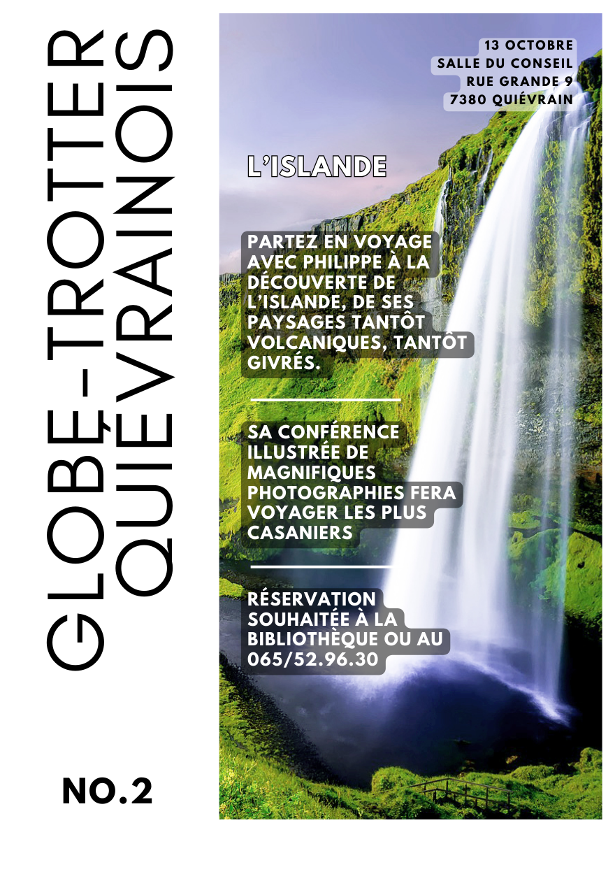 Globe-Trotter Quiévrainois 2ème édition : l'Islande