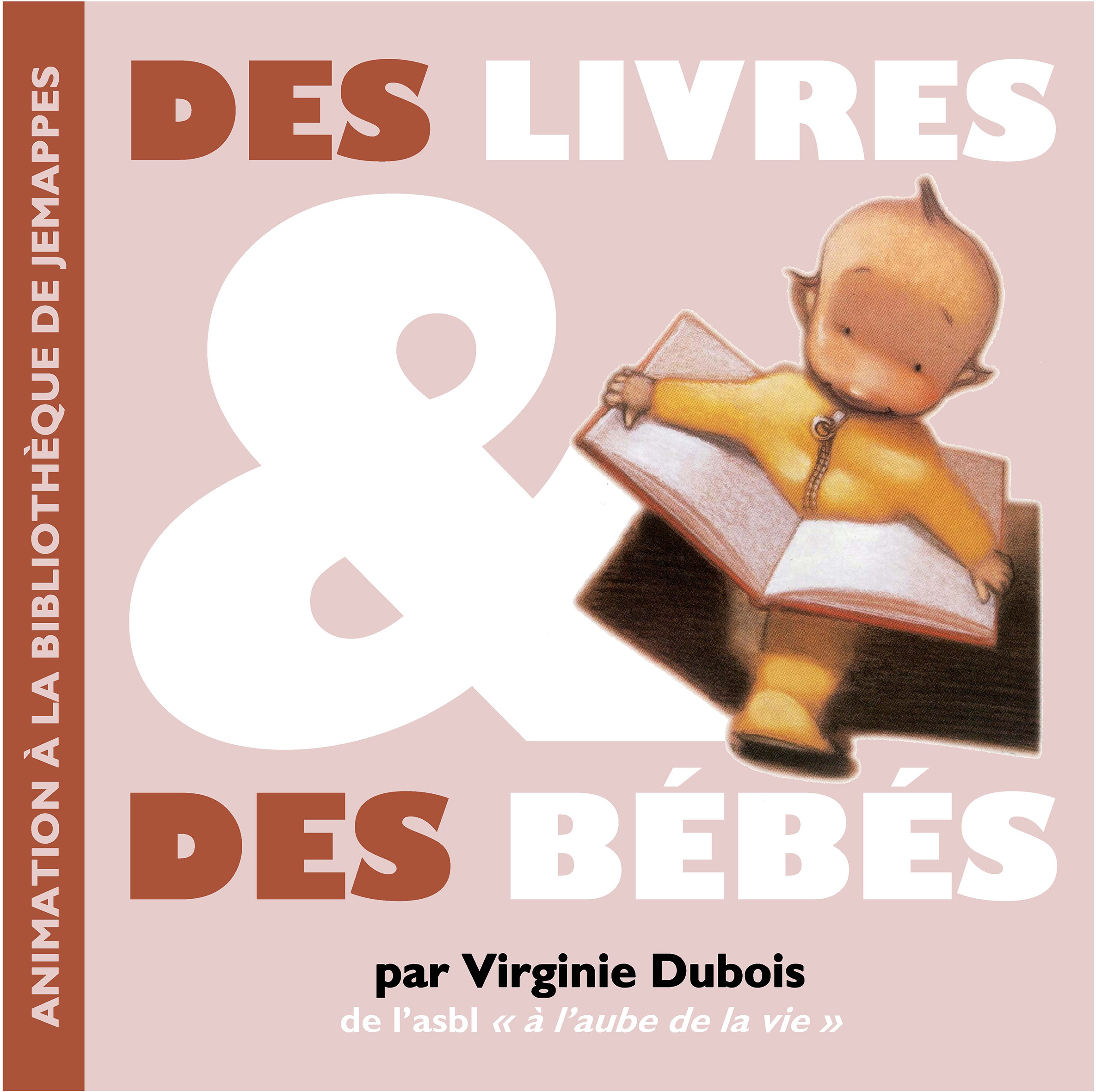 Flyer de l'animation Des Livres & des Bébés avec l'illustration de Jean Claverie